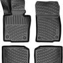RizLiner Mini Countryman 2011-2016 Custom Fit Floor Mats Rubber 3D Car Mats Laser Measured Floor Liners All Weather Heavy Duty Waterproof Odorless Non-Slip TPE (Front & Rear, Black)