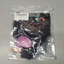 Avidlove Women Sexy Panties Lace Cheeky Panty Rhinestone Bikini Underwear 1-4 Pack (Black, S)