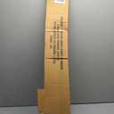 No Tools No Drill Cordless Roman Shades for Indoor Windows 100% Blackout, for Window Size 38" W 64" H White