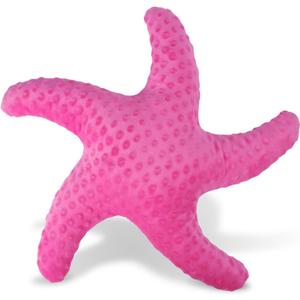 Marble Empire Starfish Pillow Starfish Shaped Throw Pillow Coastal Decorative Pillows Beach Ocean Nautical Theme Stuffed Plush for Bed Couch(Hot Pink) (19.68inch, Hotpink)
