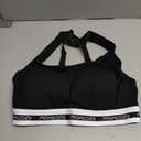 Momcozy Nursing Bras for Breastfeeding, FB011 Low-Impact Nursing Sports Bra Support Maternity Pregnancy Padded Wireless Bra (Black, L)
