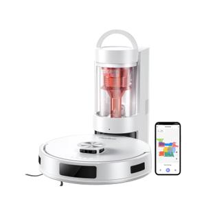 Robot Vacuum and Mop Combo, Robot Vacuum Cleaner with Bagless Self Emptying Station, 18000Pa Suction, LiDAR Navigation, ideal for Pet Hair, Carpet & Hard Floor, Compatible with App/Alexa/Voice Control