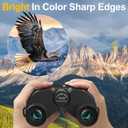 10x25 Binoculars for Adults High Powered - Compact Binocular for Kids Easy Focus with Long Range View - Small Binoculars for Bird Watching Cruise Ship Hunting Travel Sports