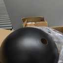 Black Solid Wood Pendant Light, 16in Modern Matte Black Pendant Lights Fixtures Adjustable Farmhouse Hanging Lighting,for Kitchen Island Dining Room Barn Office