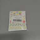 4 x 6 Sheets Fruit Nails Stickers Nails Art Stickers 3D Self Adhesive Colorful Fruit Nail Decals with Mixed Cherry Watermelon Strawberry Lemon Nail Design Nail Art Supplies for Women Nail Decorations