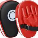 Punching Mitts Kick Pack Set, Boxing Pads Curved Focus Punching Mitts Kickboxing Striking Target Pads for Kids Men Women, Martial Arts Training Equipment for Boxing Taekwondo Karate Muay Thai