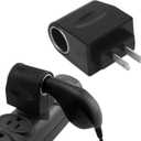 AC to DC Converter, Cigarette Lighter Adapter to Wall Plug, Car Accessories for Power Supply Transformer Convert 120V/110V to 12V AC/DC Power Converter Car Cigarette Lighter Socket