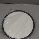 hykolity 12 Inch Selectable CCT LED Round Flat Panel Light, 24W 3000K/ 4000K/ 5000K, Edge-Lit Flush Mount Ceiling Light Fixture for Kitchen, Bedroom, Laundry and Closet Room，Black