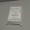 Geyee 200 Pcs Wedding Favor Treat Bags Love Is Sweet Themed Treat Paper Bags White Self Adhesive Paper Wedding Gift Supplies Candy Cookie Buffet Party Favor for Gifts, 5 x 7 Inch