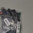 PHOEPET No Pull Dog Harness Medium Reflective Front Clip Vest with Handle,Adjustable 2 Metal Rings 3 Buckles,[Easy to Put on & Take Off](M, Black)