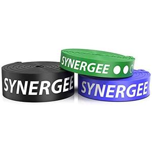 Amazon.com: Synergee Set of 3 Pull Up Assist Bands - Heavy Duty Resistance Super Bands - Power Band Resistance Loop Exercise Bands Mobility & Powerlifting Bands - Perfect for Stretching & Resistance Training : Sports & Outdoors