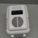 CROWNFUL Mini Fridge, 4 Liter/6 Can Portable Cooler and Warmer Personal Refrigerator for Skin Care, Cosmetics, Beverage, Food,Great for Bedroom, Office, Car, Dorm, ETL Listed (White)