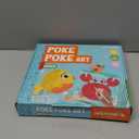 jackinthebox Poke Poke Art  Ocean Theme, Mess-Free Fabric Art and Craft, Flower Pressing Kits, Gift for Kids, Toys for Girls and Boys Ages 4 5 6 7 8