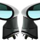 Pair of Side Mirrors - Driver Side & Passenger Side Door Mirrors compatible with 2006 2007 2008 2009 2010 2011 HONDA CIVIC FD/SNL Emark