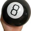 Mystic 8 Ball Decision Making Fortune Telling Retro Game Novelty Black Eight Ball
