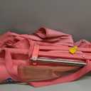 GCI Outdoor Comfort Pro Rocker Camping Chair | Portable Folding Rocking Chair with Durable Armrests & Drink Holder  Blush