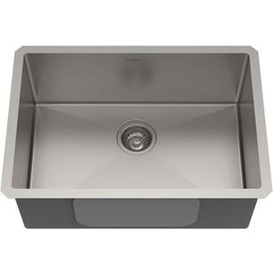 KRAUS Standart PRO 26-inch 16 Gauge Undermount Single Bowl Stainless Steel Kitchen Sink, KHU100-26