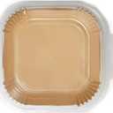 Air Fryer Square Paper Liners Disposable for 5 to 8 Qt Basket, Unbleached Non-stick Oil-proof Parchment Paper Silicone Oil Coating, Thickened Not Easy to Break (6.3"1.8"Square 100pcs)