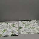Sweetshow Sage Green Pillow Covers 12x12 Inch Spring Watercolor Eucalyptus Floral Pillowcase Set of 2 Leaf Print Throw Pillow Covers Soft Cotton Square Cushion for Home Couch Sofa Bedroom Livingroom