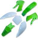 Thickened Hyssk ABS Plastics Kit Motorcycle fender fairing Body Work for Kawasaki KLX110 DRZ110 KX65 Dirt Pit Bike