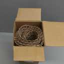 Noctiflorous Round Burlap Placemats Set of 6 Jute Rustic Place Mats for Dining Table Heat Resistant Natural Farmhouse Table Mats Decor (Jute Knit, 6)