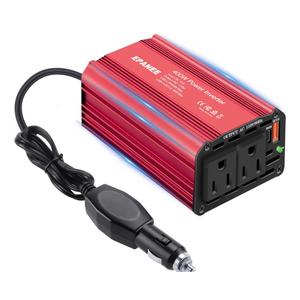 400W Power Inverter 12V DC to 110V AC, Car Charger Plug in Adapter Outlet with PD 65W USB-C&QC 18W Port, Portable Power Converters for Laptop Vehicles Camping Road Trip Essentials Adults