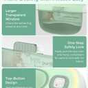 Momcozy New Baby Wipe Warmer, 100pcs Larger Capacity Wipe Dispenser, 10-Min Fast Heating with 4 Temperature Modes, Innovative Spring Design, Silicone & Top Seals,Quick Even Heating, 3-Level Nightlight