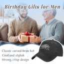50th 60th 70th 80th Birthday Vintage Cotton Baseball Cap for Men Birthday Retired Gift Caps for Dad Grandpa Uncle Husband