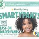 HealthyBaby Size 8 Pull Up Style Training Pants (30 Count) Easy Pull-On & Tear-Away Design for Potty Training Leak Protection for Active Toddlers EWG-Verified Safe, Plant-Based