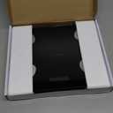 NUTRI FIT Scale for Body Weight Digital Bathroom Smart Scale with Bluetooth for BMI, Body Fat, Muscle Mass, 20 Body Composition Analyzer Health Monitor Sync Apps 330lbs, Batteries Included (Inky Black)