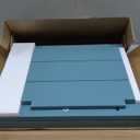 Double Adirondack Side Table Weather Resistant, Outdoor Rectangular End Table for Adirondack Chair, Aruba