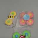 ALASOU 3PCS Suction Cup Spinner Toys for 1 Year Old Boy Girl|Spinning Top 12 18 Months|1 2 Year Old Boy Birthday Gift|Baby Bath Toy for Kids Ages 1-3|Sensory Airplane Travel Toy for Infant Toddlers