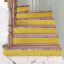 WESTICK 394" x 4" Gold Glitter Wallpaper Peel and Stick Yellow Bulletin Board Border Self Adhesive Border Stickers Gold Glitter Contact Paper for School ClassroomHome Home Office Blackboard DIY Crafts