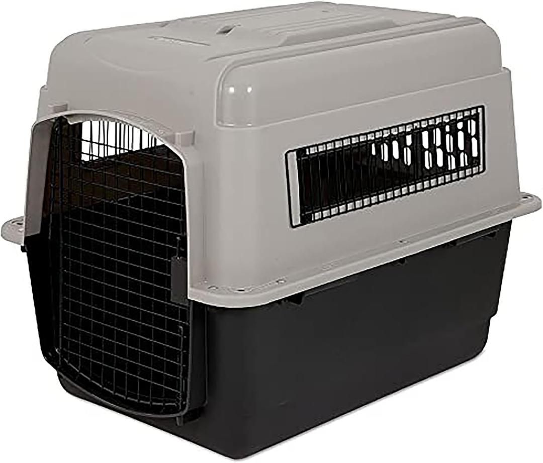 Petmate Ultra Vari Dog Kennel for Medium Dogs (Durable, Heavy Duty Dog Travel Crate, Made with Recycled Materials, 32 in. Long) 30 to 50 lbs, Made in USA