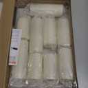 Flameless Candles Real Wax Realistic Pillar Candles, 9 Packs Battery Operated LED Candles with Remote Timer, Ideal for Halloween Home Decor IvoryD 1.6"*H 4" 4.5" 5.5"