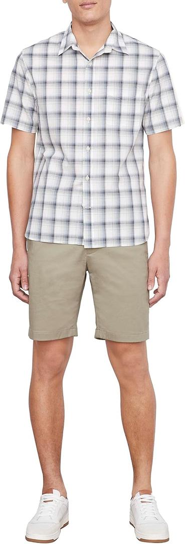 Vince men's Atwater Plaid S/S (XX-Large, Celery)