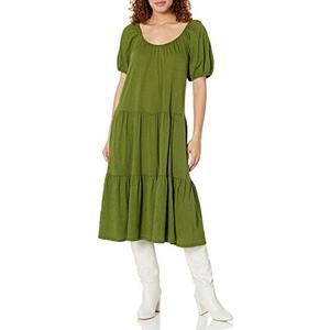Velvet by Graham & Spencer Women's Jane Cotton Slub Dress, XL