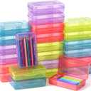 Mr. Pen- Plastic Pencil Case Box, 24 Pack