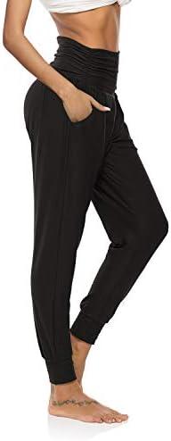 DIBAOLONG Womens Yoga Sweatpants Loose Workout Joggers Pants Comfy Lounge Pants with Pockets L