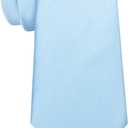 JEMYGINS Solid Color Tie Mens Necktie for Business and Wedding (Blue)