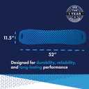 WOW Sports Flat Foam Pool Plank Noodle - Blue - 52 in - Supports Up to 250 lbs - For Kids & Adults