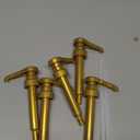 6 pack Coffee Syrup Pump Dispenser (Gold) - Compatible with Torani, Davinci and Skinny Syrup Bottles (750 ml 25.4 oz Bottles)