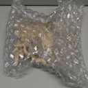 Vicenpal 5 Pcs Wood Appliques and Onlays for Furniture - 7.87 x 7.87 Inch and 6.3 x 3.15 Inch Long Wooden DIY Carved Onlay Decor for Door Cabinet Wardrobe Furniture Decoration