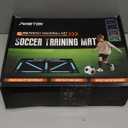 Soccer Training Equipment,Soccer Training Mat Improve Strength,Agility and Coordination,Anti-Slip Silent Absorption Soccer Footwork Training Mat,Soccer Trainer for Indoor/Outdoor Drills