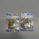 Pack of 2, 100pcs 3D Butterfly Nails Accessories, Gothic Butterfly Art Charms for Women's Y2K 3D Metal Cross Nail Art Supplies DIY Decoration