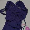 Avidlove Women Lingerie Modal Lace Side Slit Chemise Sleepwear Babydoll Teddy Lingerie, M