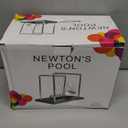 Newtons Cradle Pendulum with 7balls 50+ Sec Swingtime Glass Base Balance Ball