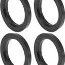 78.1mm to 56.1mm Car Wheel Hub Centric Rings Black Polycarbonate Wheels Center Shaft Shock Absorbing Hubrings 4 Pcs