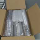 100 Pack - 20 oz Clear Plastic Cups with Lids and Straws, Sturdy & Food Safe Iced Coffee Cups with lids, Disposable Plastic Smoothie Cups for Cold Drinks