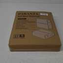 PARANTA Sheet Organizers and Storage of 4 Pack, Bed Sheet Organizer for Closet Storage, Foldable Bedding Organizing Containers for Blanket Duvet Cover flannel Sheets (Queen or King Size) Beige